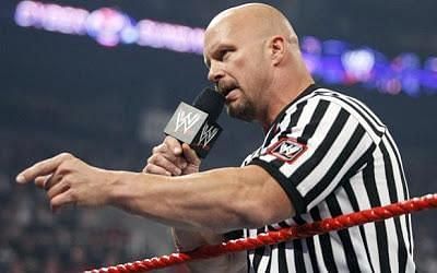 Stone Cold has donned the referee's role in the